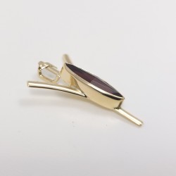 Pendentif La Creu® or 750 millièmes Grenat de Perpignan