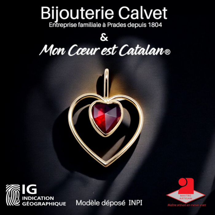 Pendentif Mon Cœur est Catalan®