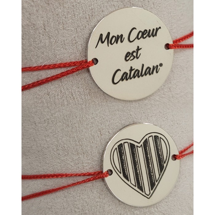 Bracelet Mon Cœur est Catalan® argent 925‰