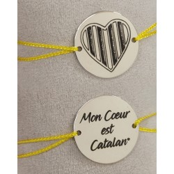Bracelet Mon Cœur est Catalan® argent 925‰