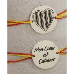 Bracelet Mon Cœur est Catalan® argent 925‰